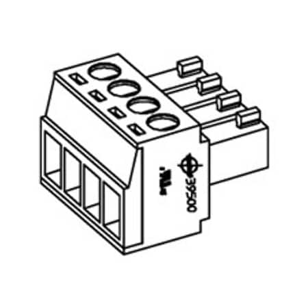 Molex Pluggable Terminal Blocks 3.5Mm Euro Plug Ra G Uro Plug Ra Grn 4Ckt 395005004